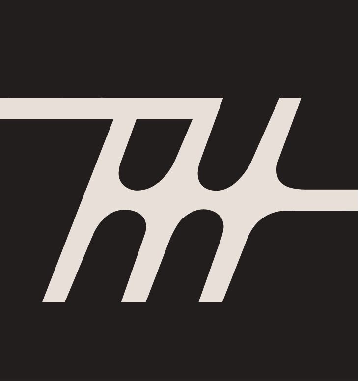 Minimalistic logo for Tev Handles featuring stylized initials 'TH' in light beige on a dark background, symbolizing modern and premium design.