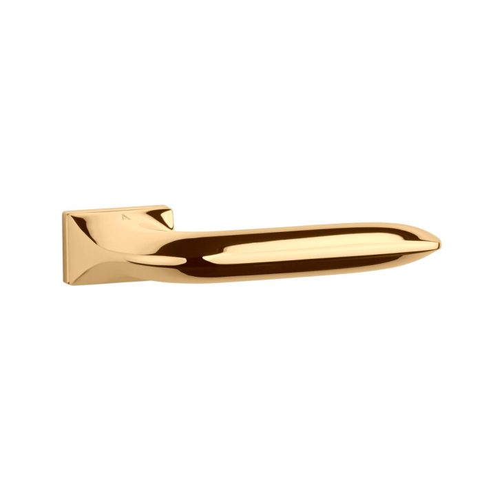 Elevate your modern interiors with the PVD polished gold Gladiola handle on hidden rosette, a perfect blend of luxury and premium quality.