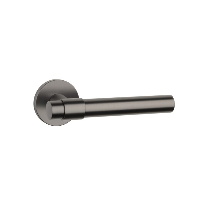 Enhance your interiors with the Bellisa graphite door handle, combining luxury and durability for a modern, sleek look.