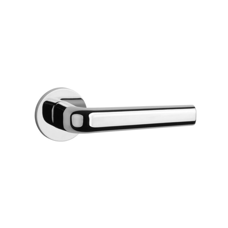 The Inula in polished chrome by Aprile at Tev Handles is a luxury handle ideal for modern and elegant indoor spaces.