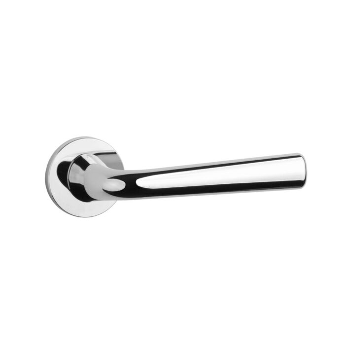 Tev Handles presents the Tulipa in polished chrome, a premium door handle designed for modern luxury interiors and elegant spaces.