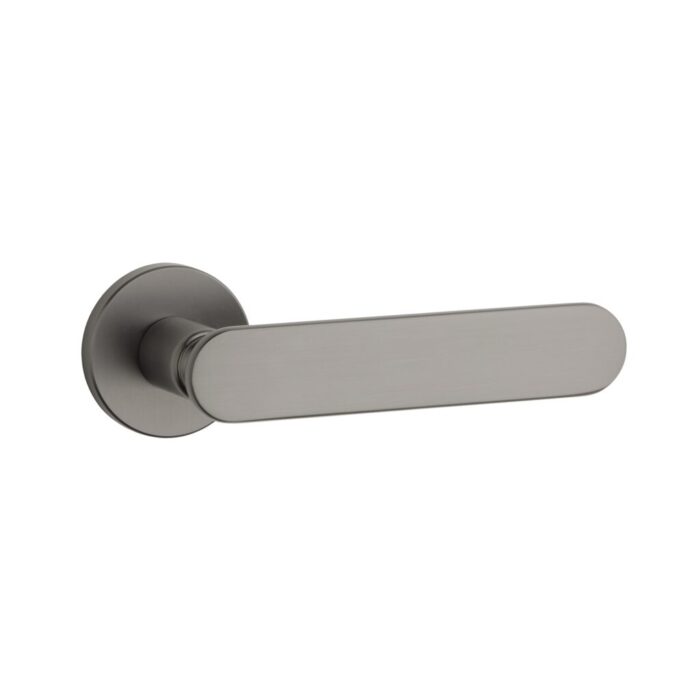 Deglasia door handle in sleek graphite adds a touch of modern elegance. Premium interior handle for luxury indoor spaces.